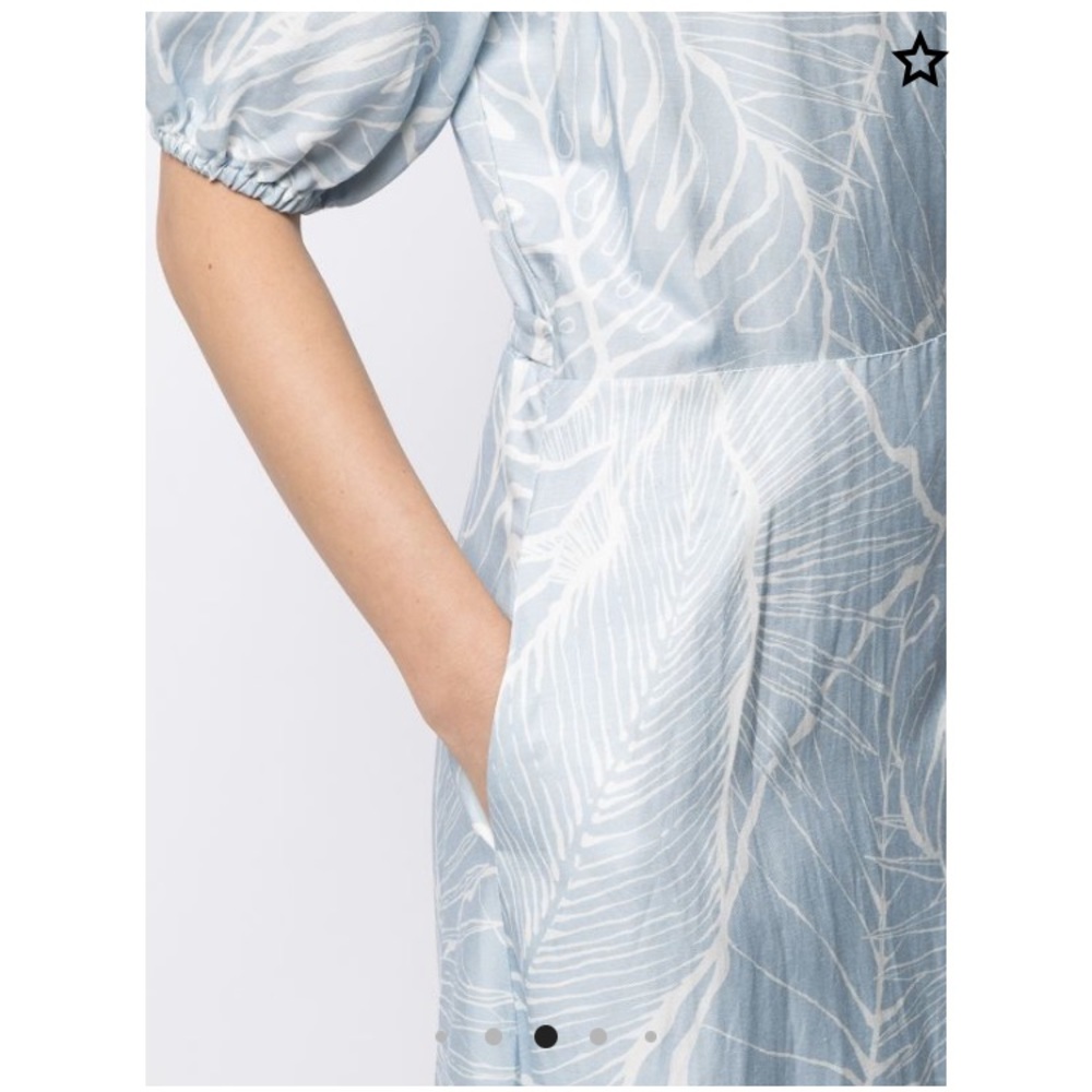 Marchesa Notte Short Puff Sleeve Dress - Picture 4 of 10